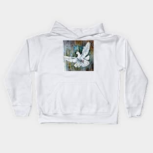 dove and church Kids Hoodie